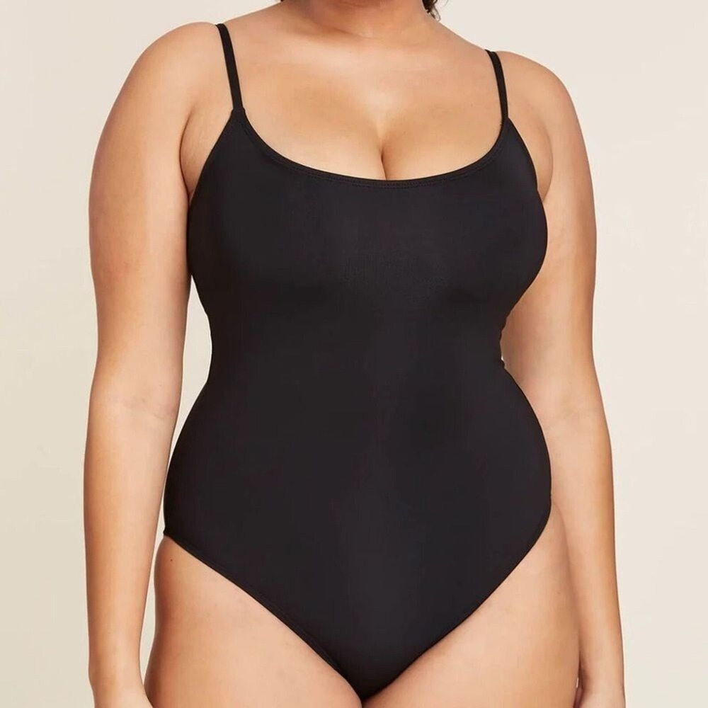Andie The Full Coverage Amalfi One Piece Swimsuit Black size XL NWT - Picture 1 of 7